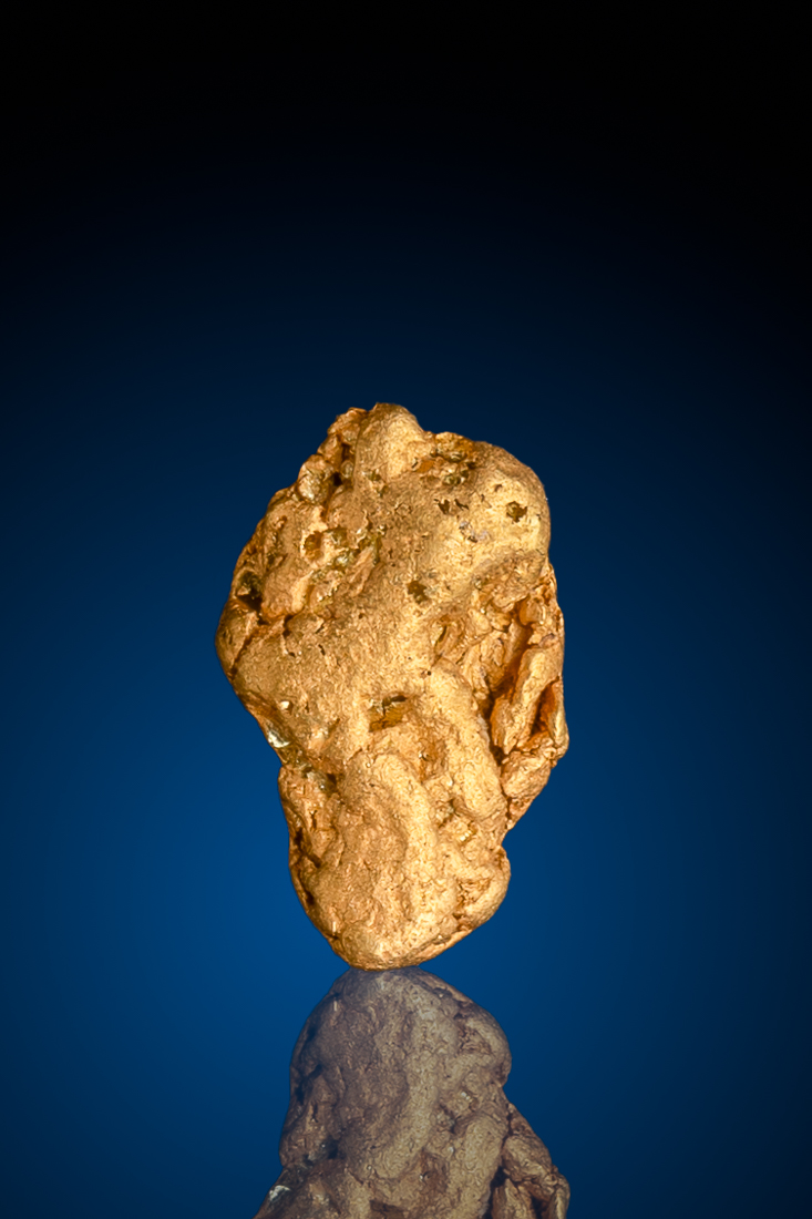 (image for) Great Patina River Worn Gold Nugget from Alaska - 1.89 grams